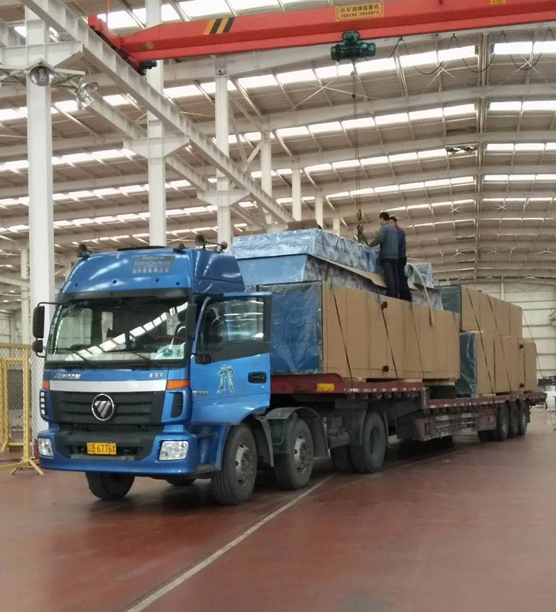 中國(guó)一重用超大型風(fēng)幕已分批發(fā)往大連